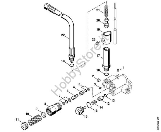 Unità  regolatrice di sicurezza Idropulitrice elettrica (RE) RE 840 W della marca STIHL